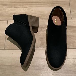 Qupid Black Bootie